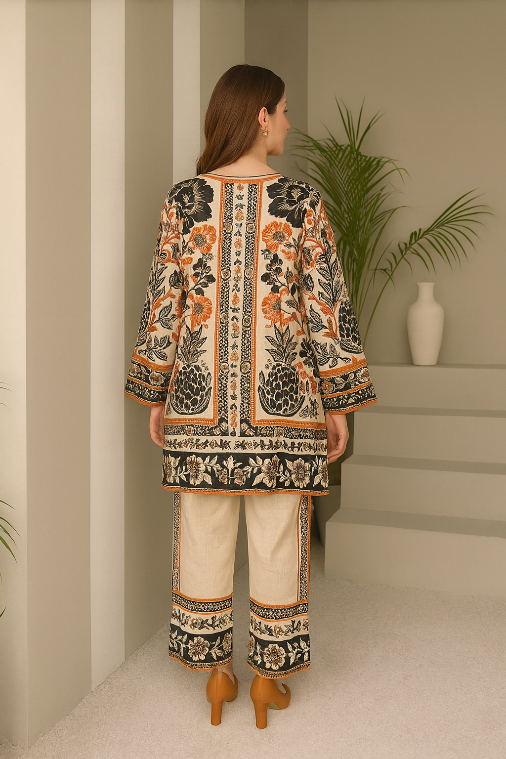 Floral Printed Two piece for womens