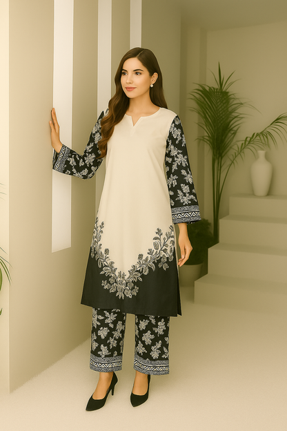 Floral  two piece for womens/ co-ord sett