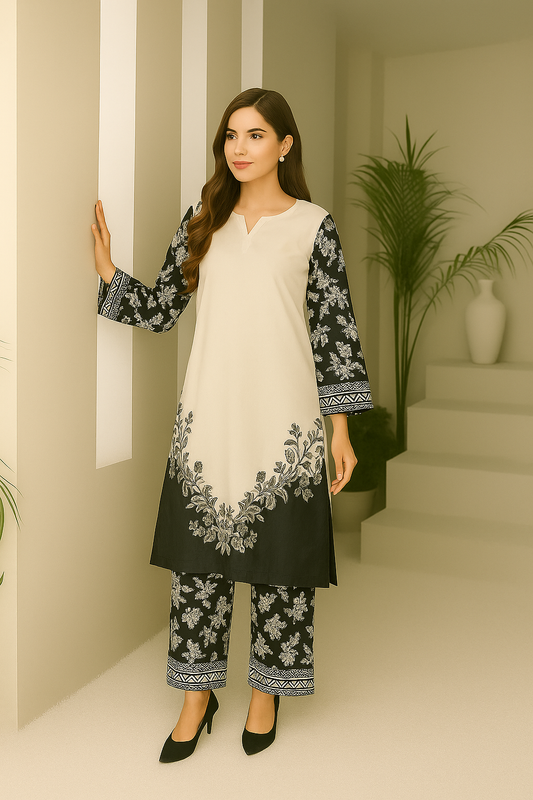 Floral  two piece for womens/ co-ord sett