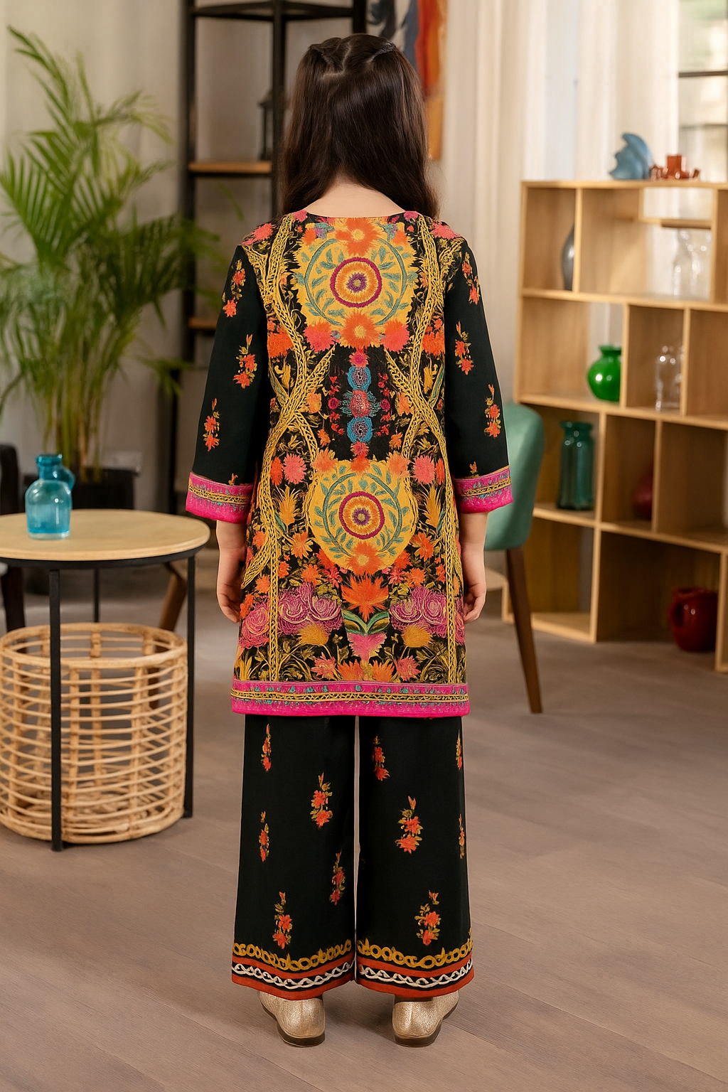 Mandala Motif Printed Tunic Set