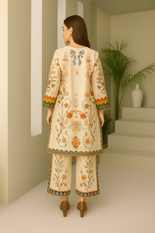 Floral Printed two piece suit for womens
