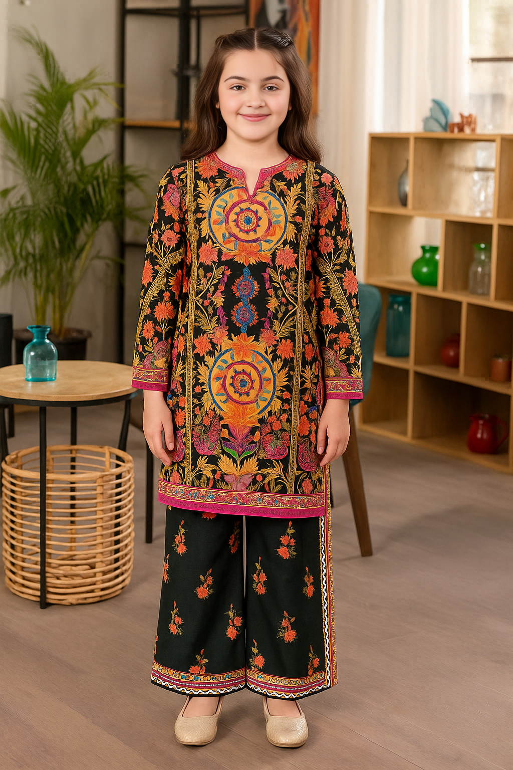 Mandala Motif Printed Tunic Set