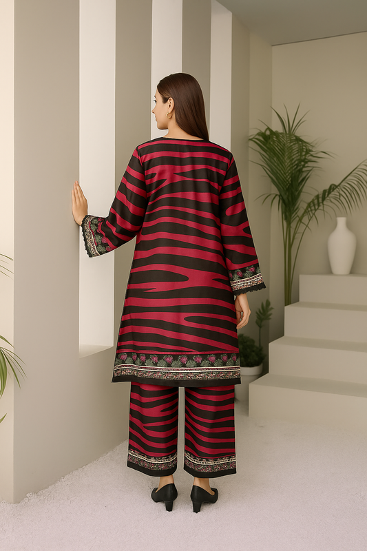 Bold Zebra Print two piece & co-ord Set for womens