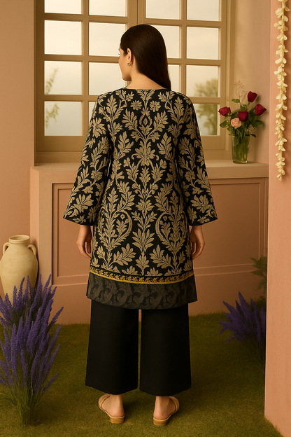 Bloom Embroidered two piece women co-ord Set